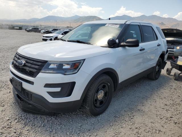 1FM5K8AR4JGA71623 - 2018 FORD EXPLORER POLICE INTERCEPTOR WHITE photo 1