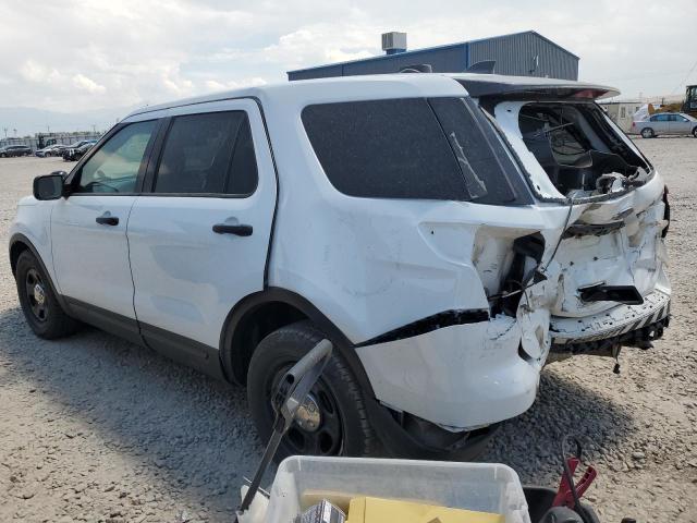 1FM5K8AR4JGA71623 - 2018 FORD EXPLORER POLICE INTERCEPTOR 白色 照片 2