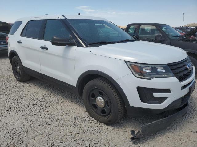 1FM5K8AR4JGA71623 - 2018 FORD EXPLORER POLICE INTERCEPTOR 白色 照片 4