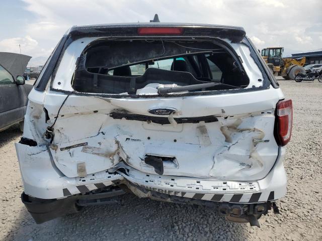 1FM5K8AR4JGA71623 - 2018 FORD EXPLORER POLICE INTERCEPTOR 白色 照片 6