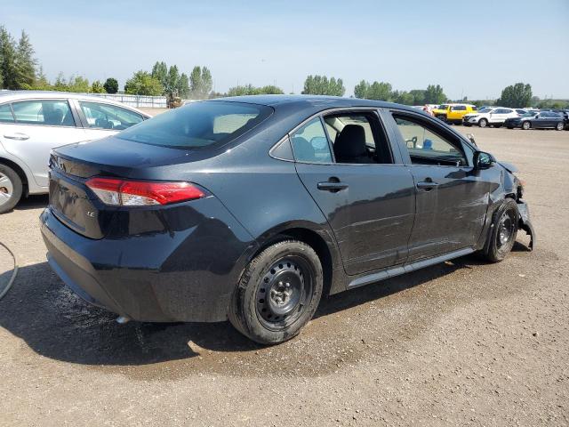 5YFBPMBE6MP243621 - 2021 TOYOTA COROLLA LE შავი ფოტო 3