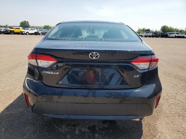 5YFBPMBE6MP243621 - 2021 TOYOTA COROLLA LE შავი ფოტო 6