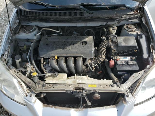 2T1KR30E58C714574 - 2008 TOYOTA COROLLA MA XR SILVER photo 11