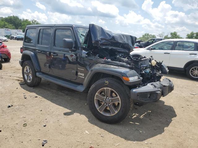 1C4HJXEN1NW245102 - 2022 JEEP WRANGLER U SAHARA BLACK photo 4