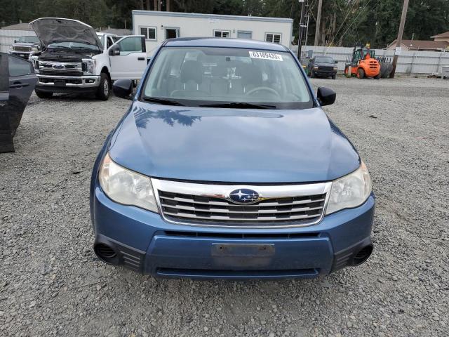 JF2SH61619H776967 - 2009 SUBARU FORESTER 2.5X BLUE photo 5