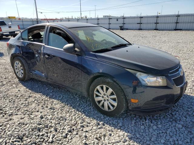 1G1PC5SH3B7144408 - 2011 CHEVROLET CRUZE LS BLUE photo 1