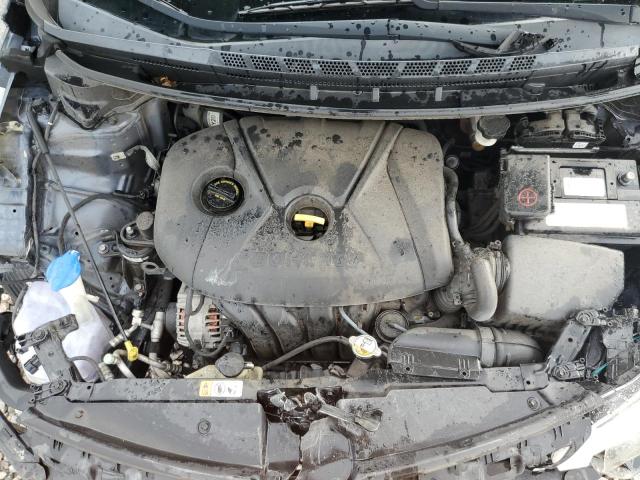 KNAFK4A66G5570027 - 2016 KIA FORTE LX GRAY photo 11