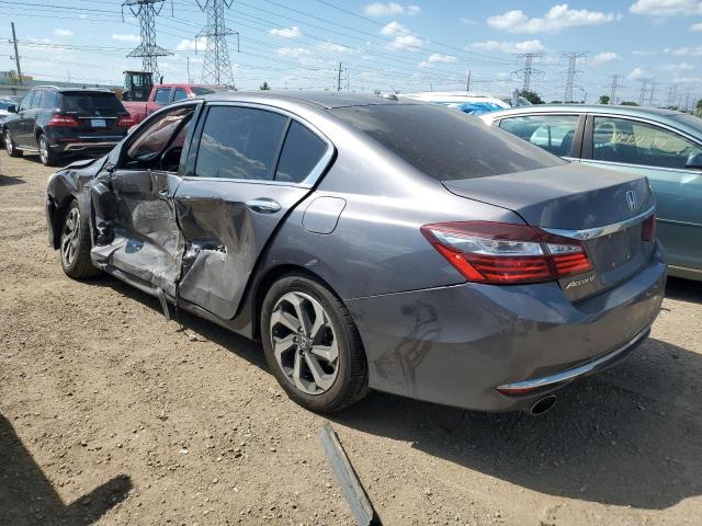 1HGCR3F85HA004487 - 2017 HONDA ACCORD EXL SILVER photo 2