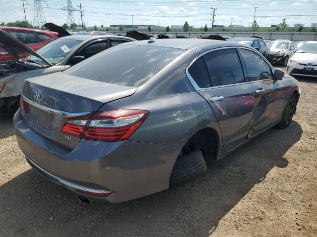 1HGCR3F85HA004487 - 2017 HONDA ACCORD EXL SILVER photo 3