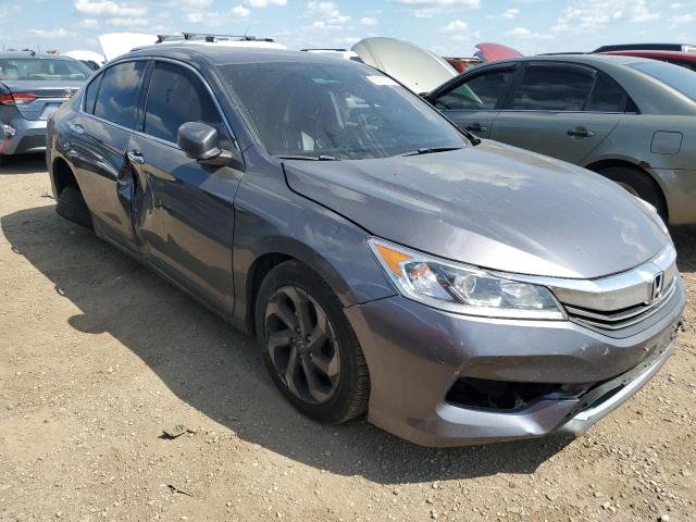 1HGCR3F85HA004487 - 2017 HONDA ACCORD EXL SILVER photo 4
