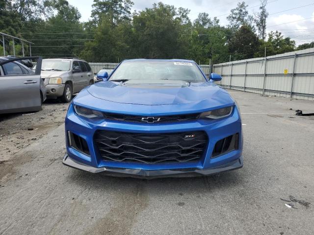 1G1FK1R6XJ0130007 - 2018 CHEVROLET CAMARO ZL1 BLUE photo 5