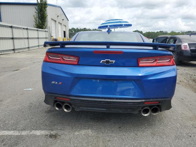 1G1FK1R6XJ0130007 - 2018 CHEVROLET CAMARO ZL1 BLUE photo 6