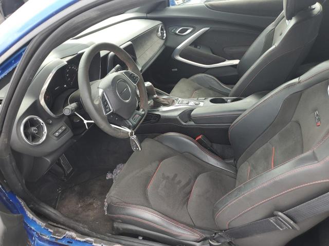 1G1FK1R6XJ0130007 - 2018 CHEVROLET CAMARO ZL1 BLUE photo 7