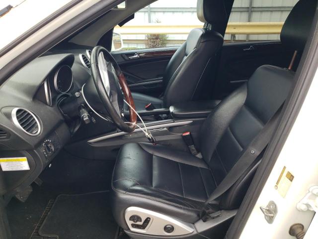 4JGBB8GBXBA687697 - 2011 MERCEDES-BENZ ML 350 4MATIC WHITE photo 7