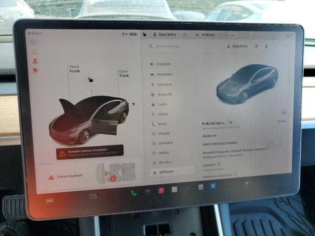 5YJ3E1EA2LF708584 - 2020 TESLA MODEL 3 GRAY photo 9