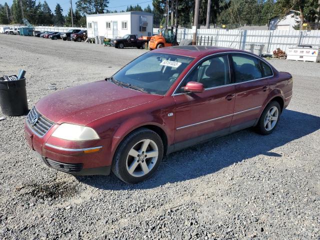 WVWTH63BX4P054151 - 2004 VOLKSWAGEN PASSAT GLX 4MOTION BURGUNDY photo 1