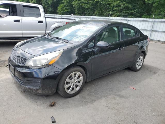 KNADM4A34E6402711 - 2014 KIA RIO LX BLACK photo 1