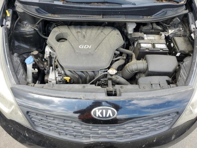 KNADM4A34E6402711 - 2014 KIA RIO LX BLACK photo 11