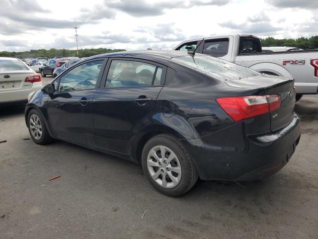 KNADM4A34E6402711 - 2014 KIA RIO LX BLACK photo 2