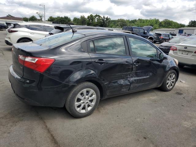 KNADM4A34E6402711 - 2014 KIA RIO LX BLACK photo 3
