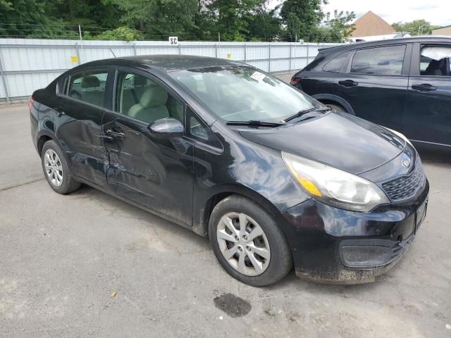 KNADM4A34E6402711 - 2014 KIA RIO LX BLACK photo 4