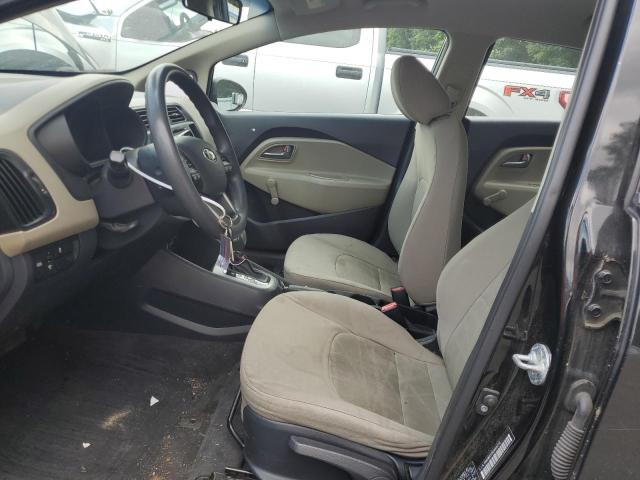 KNADM4A34E6402711 - 2014 KIA RIO LX BLACK photo 7