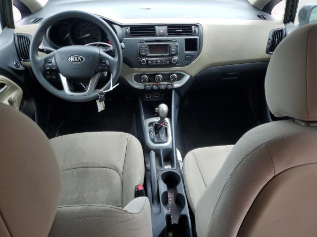 KNADM4A34E6402711 - 2014 KIA RIO LX BLACK photo 8