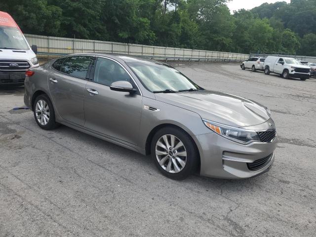 5XXGU4L38HG156975 - 2017 KIA OPTIMA EX GRAY photo 4