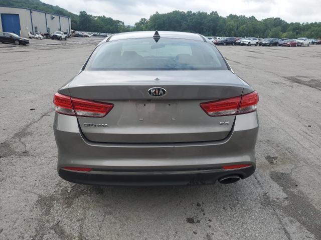 5XXGU4L38HG156975 - 2017 KIA OPTIMA EX GRAY photo 6