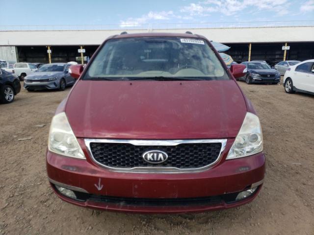 KNDMG4C73E6545224 - 2014 KIA SEDONA LX BURGUNDY photo 5