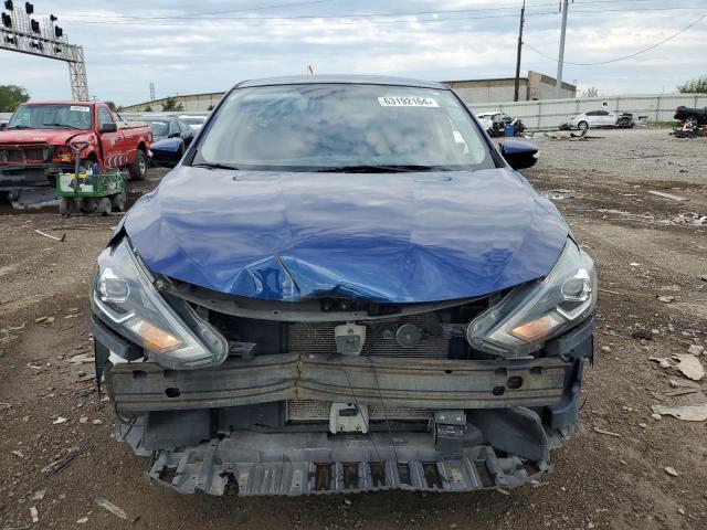 3N1AB7AP0KY338576 - 2019 NISSAN SENTRA S BLUE photo 5