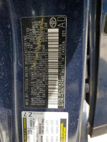 2T1KR32E06C591101 - 2006 TOYOTA COROLLA MA XR BLUE photo 13