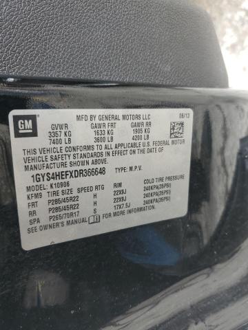 1GYS4HEFXDR366648 - 2013 CADILLAC ESCALADE ESV LUXURY 黑色 照片 14