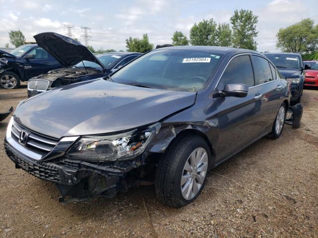 1HGCR2F81EA174576 - 2014 HONDA ACCORD EXL GRAY photo 1