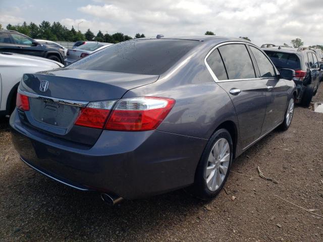 1HGCR2F81EA174576 - 2014 HONDA ACCORD EXL GRAY photo 3