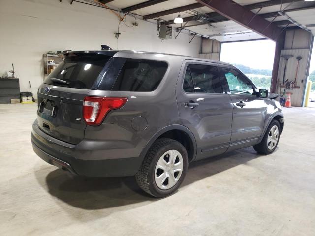 1FM5K8AR2GGB13232 - 2016 FORD EXPLORER POLICE INTERCEPTOR GRAY photo 3