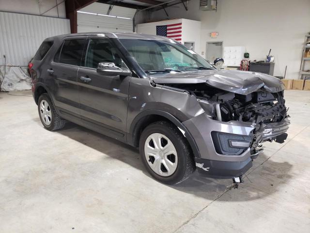 1FM5K8AR2GGB13232 - 2016 FORD EXPLORER POLICE INTERCEPTOR GRAY photo 4