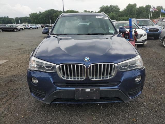 5UXWX9C5XH0T12712 - 2017 BMW X3 XDRIVE28I BLUE photo 5