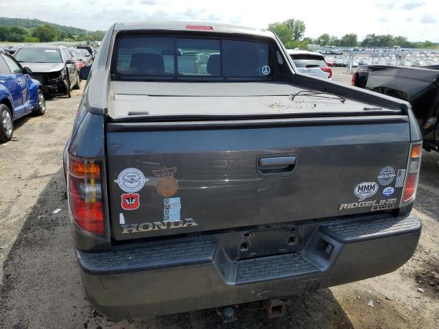 2HJYK16477H544106 - 2007 HONDA RIDGELINE RTS GRAY photo 6