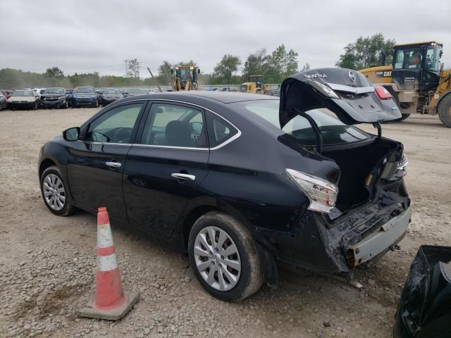 3N1AB7AP3EY259424 - 2014 NISSAN SENTRA S BLACK photo 2