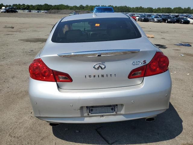 JN1CV6AR0AM450453 - 2010 INFINITI G37 SILVER photo 6