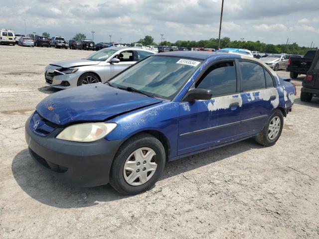 2HGES16385H604682 - 2005 HONDA CIVIC DX VP 蓝色 照片 1