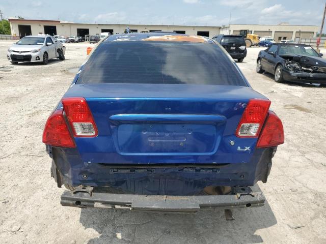 2HGES16385H604682 - 2005 HONDA CIVIC DX VP 蓝色 照片 6