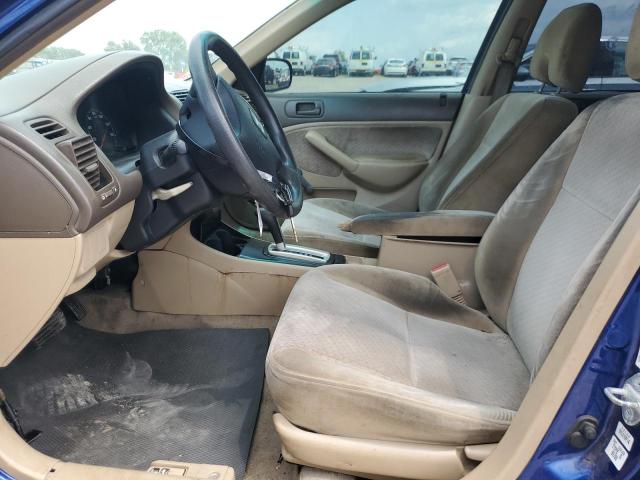 2HGES16385H604682 - 2005 HONDA CIVIC DX VP 蓝色 照片 7