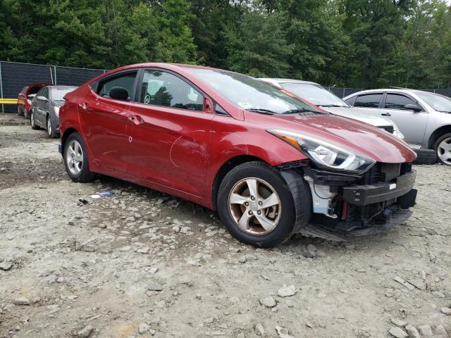 5NPDH4AE0FH648798 - 2015 HYUNDAI ELANTRA SE RED photo 4