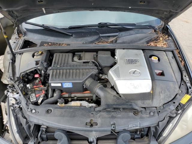 JTJGW31U682850907 - 2008 LEXUS RX 400H GRAY photo 12