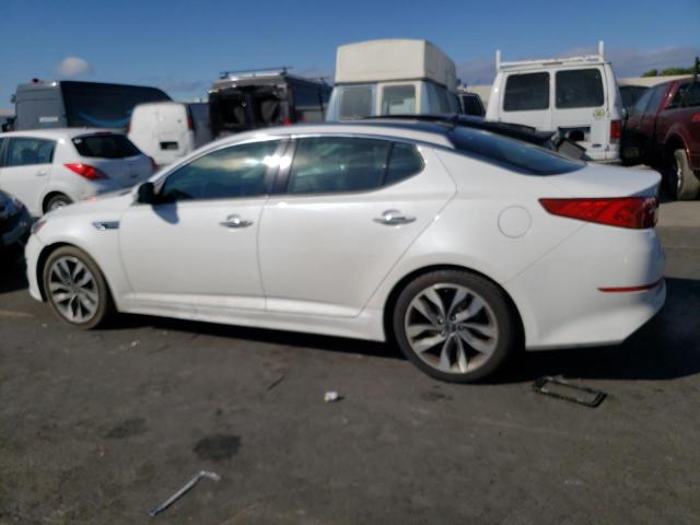 5XXGR4A67FG367192 - 2015 KIA OPTIMA SX WHITE photo 2