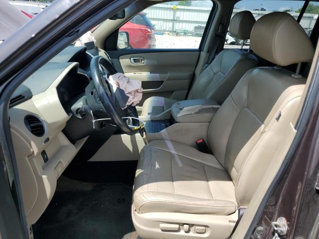 5FNYF4H54DB028786 - 2013 HONDA PILOT EXL ყავისფერი ფოტო 7