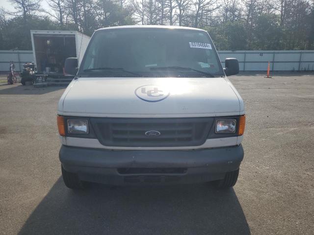 1FTNE24W86DA21729 - 2006 FORD ECONOLINE E250 VAN WHITE photo 5