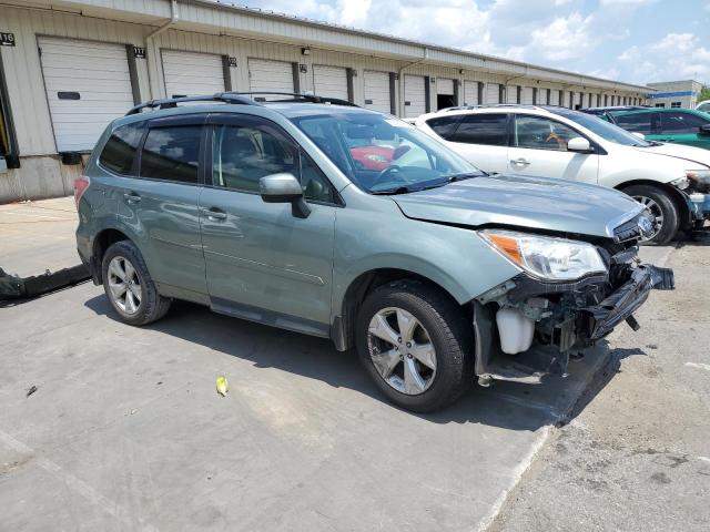 JF2SJADC8GH429772 - 2016 SUBARU FORESTER 2.5I PREMIUM GREEN photo 4
